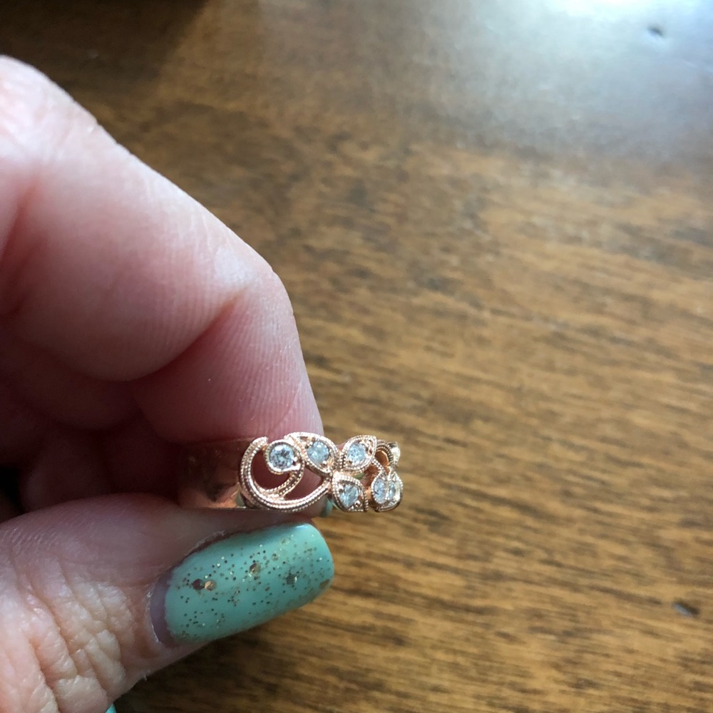Rose gold diamond Neil Lane ring from Jared. - Picture 3 of 5